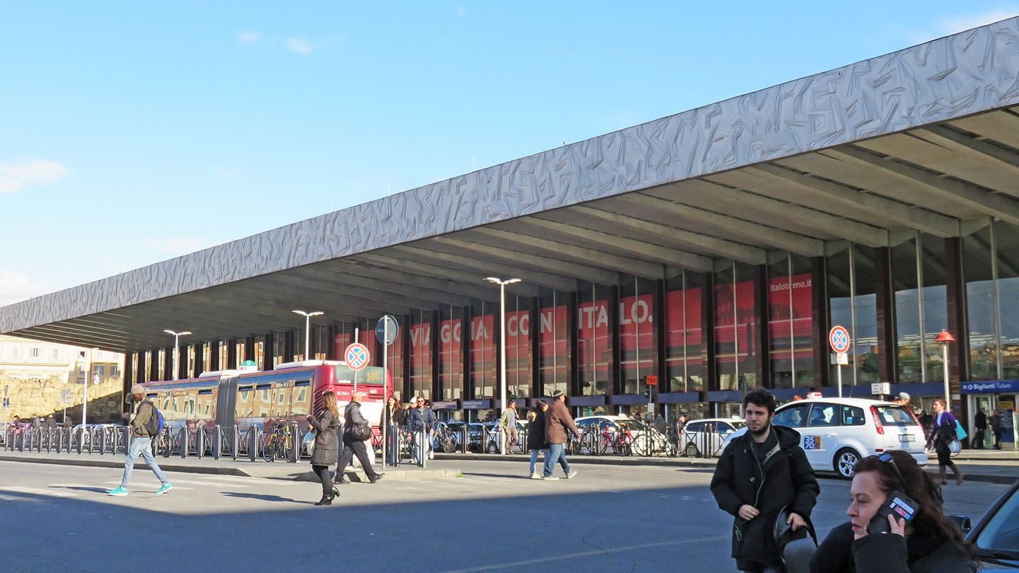 Roma Termini central railway station in Rome